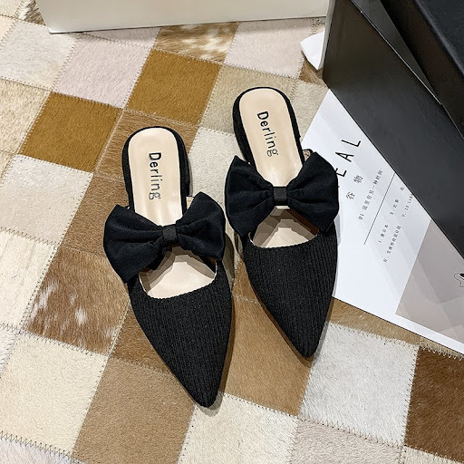 Title 3, New Summer Thick-heel Pointed Sandals Lazy Mule...