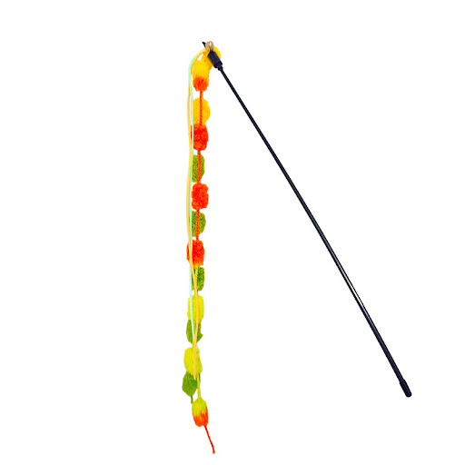Title 6, Bite Resistant Knot High Tease Cat Stick Cat Wo...