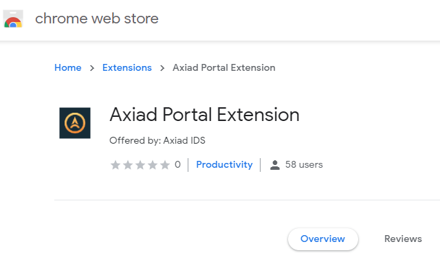 Axiad Portal Extension Preview image 0