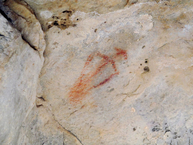 Lone pictograph