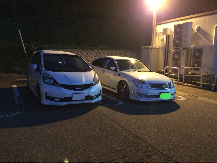 フィット RSのge8・ティアナ・よかったらフォローお願いします。・夜間撮影・エムズガレージに関するカスタム事例の投稿画像1枚目