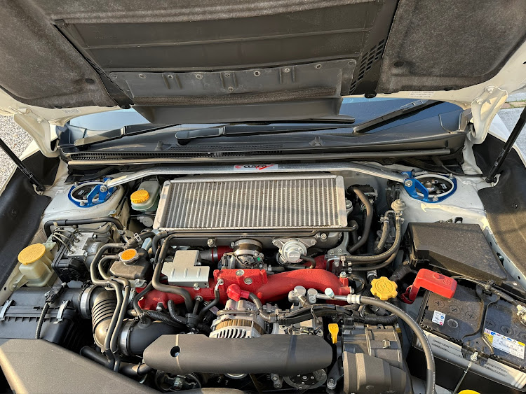 WRX STIのステアリング交換・クイックリリース・クスコ フロントタワーバー・試走行に関するカスタム事例の投稿画像4枚目