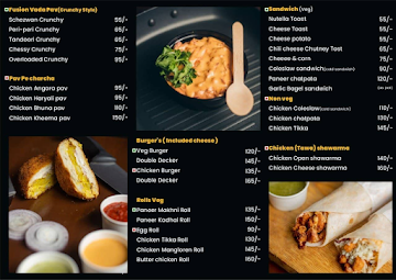 The Bhooka-Soor menu 