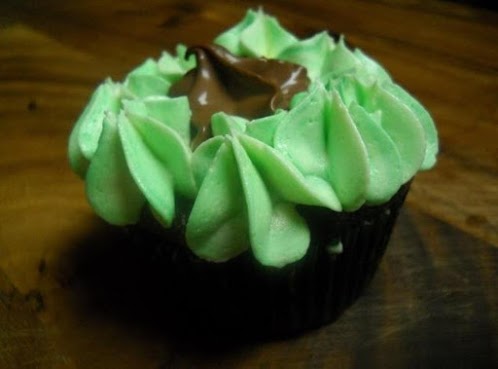 Guinness Cupcakes with Irish Cream Frosting