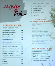 The Mystic Taste menu 2