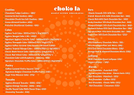 Choko La menu 1