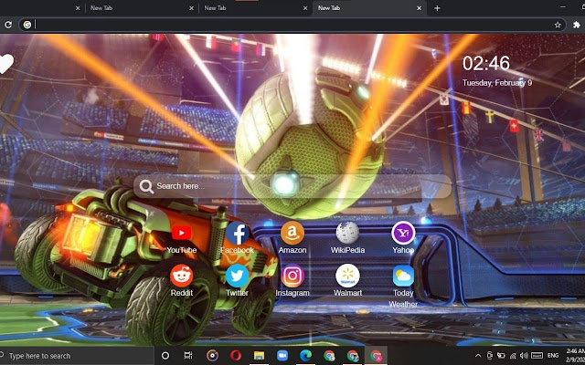 Rocket League Wallpaper HD New Tab