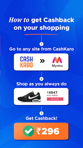 Screenshot CashKaro - Cashback & Coupons