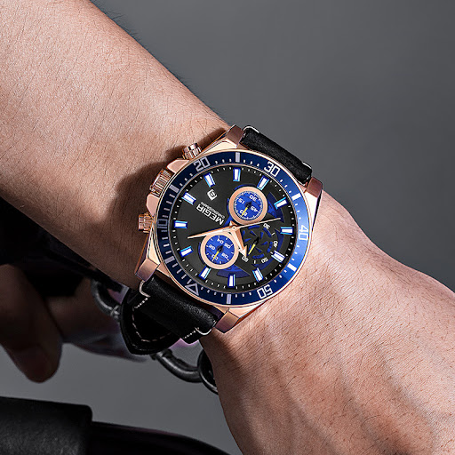 Title 2, Mens Fashion Big Dial Belt Sports Watch, Water...