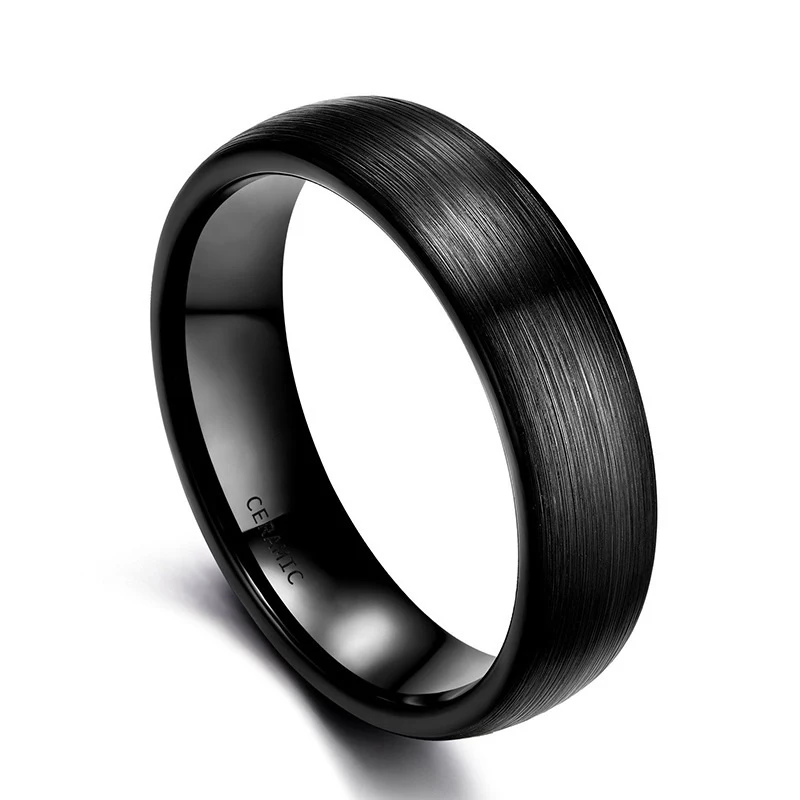 Anel de cerâmica moderno para homens, joia trendy e durável. Perfeito para uso diário, adiciona estilo e sofisticação ao visual.