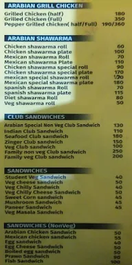 City Square Cafeteria menu 3