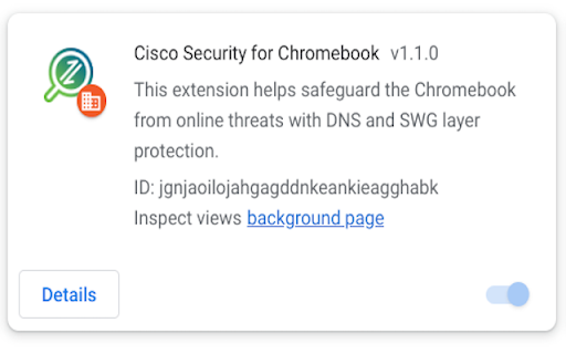 Cisco Security for Chromebook