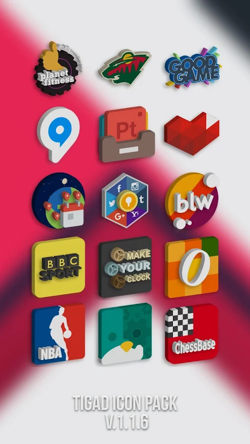    Tigad Pro Icon Pack- screenshot  