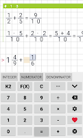 Fraction calculator Screenshot