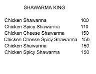 Shawarma King menu 1