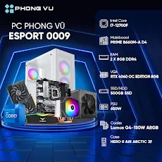 PC PV Esport 0009 (Intel Core i7-12700F/2 x 8GB/500GB SSD/GeForce RTX 4060/No OS)