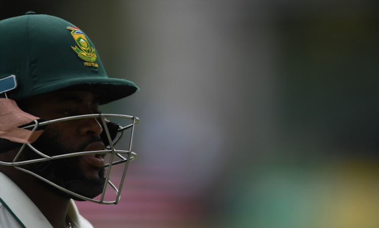 Sri Lanka celebrate the wicket of Temba Bavuma of South Africa walks off after being run out by Kasun Rajitha of Sri Lanka during day 1 of the 2nd Castle Lager Test match between South Africa and Sri Lanka at St George's Park on February 21, 2019 in Port Elizabeth, South Africa.