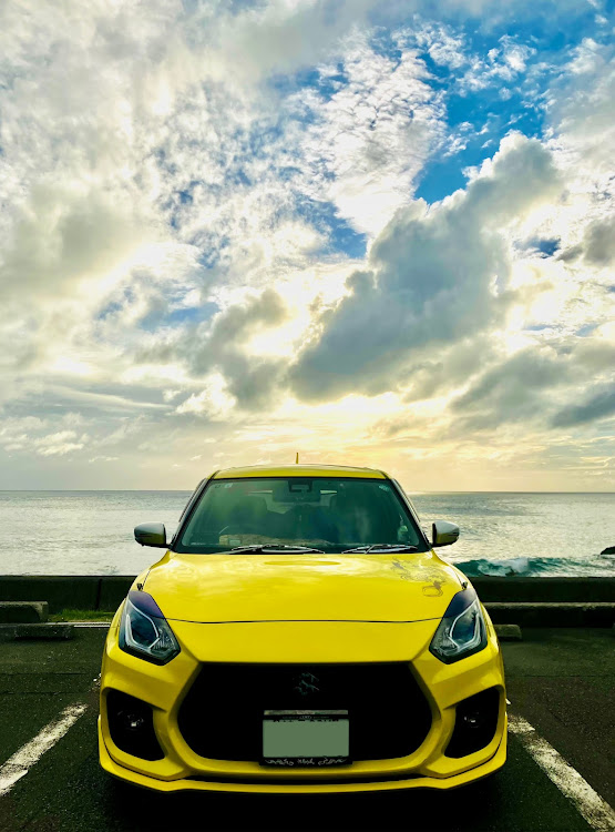 スイフトスポーツの海と愛車・室戸岬・高知・馬路・三連休に関するカスタム事例の投稿画像1枚目