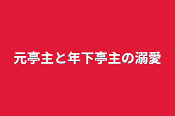 元亭主と年下亭主の溺愛