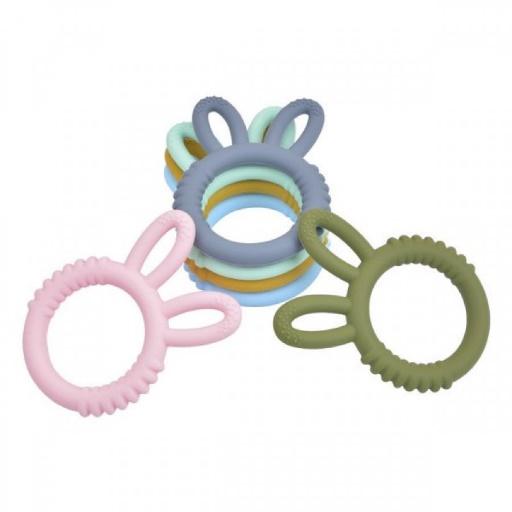 High Volume Customized Silicone Baby Rabbit Design Teether