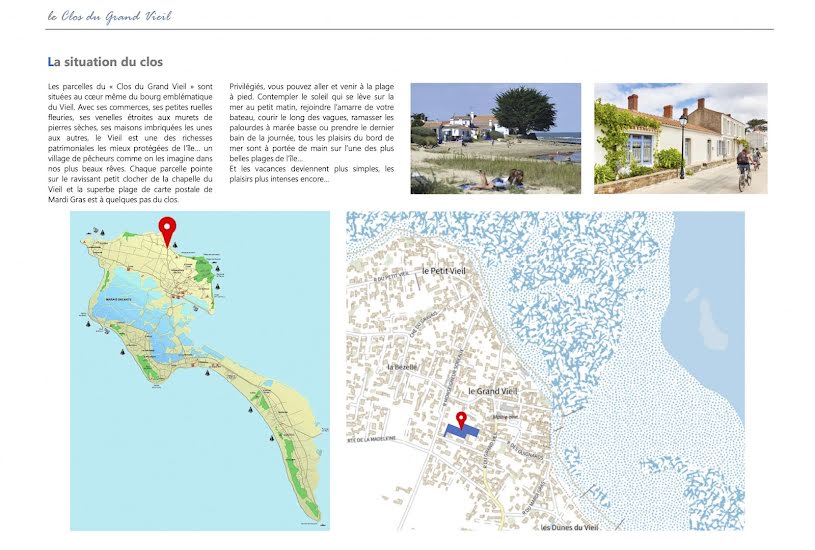  Vente Terrain à bâtir - 349m² à Noirmoutier-en-l'Île (85330) 