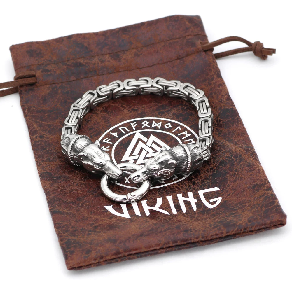Title 1, Bracelet Viking pour Homme en Acier Inoxydable ...