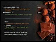 The Choco Hub menu 4