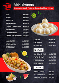 Rishi Sweets menu 1