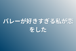 バレーが好きすぎる私が恋をした