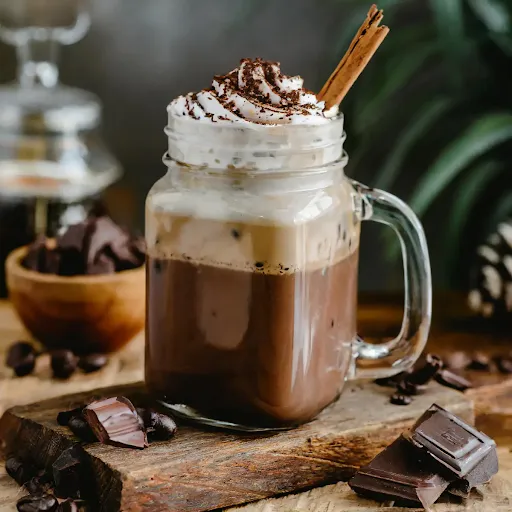 Chocolate Hot Cappuccino [450 Ml, 1 Mason Jar]