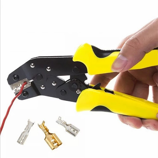 Title 4, Multifunctional spring crimping pliers