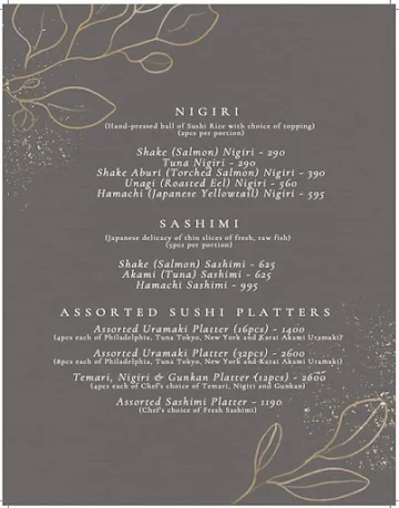 Hashi menu 