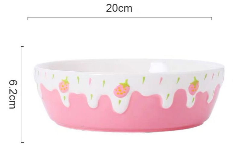 Title 13, Bol à fraises en céramique pour petit-déjeuner,...