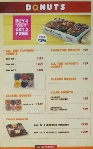 Dunkin' menu 5