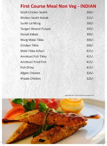 Metro Grill menu 