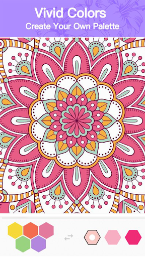 Screenshot Mandala Coloring Book 2022