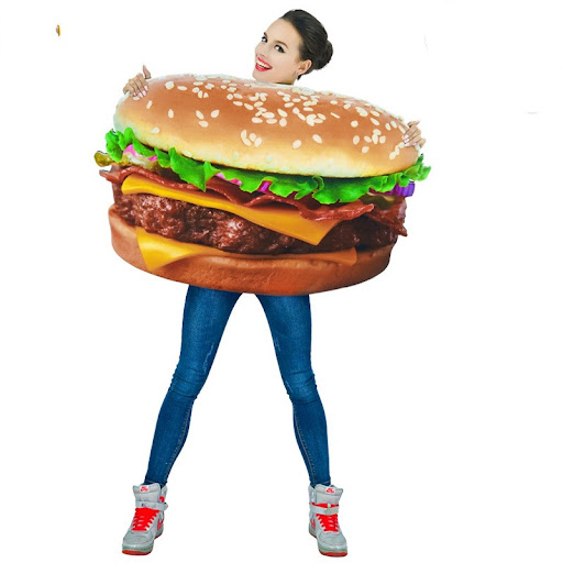 Title 2, Adult French Fries Performance Props Costume Ha...