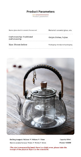 Title 1, Glass Cooking Kettle Electric Ceramic Stove Hou...