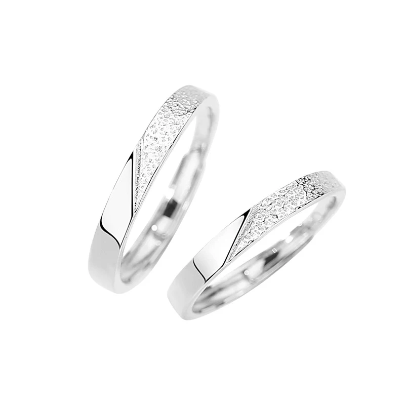 Frosted Ring Poklon za Ljubav na Daljinu Proslavite Vašu Vezu Elegantan Izdržljiv Dizajn Idealno za Parove Razdvojene Udaljenošću