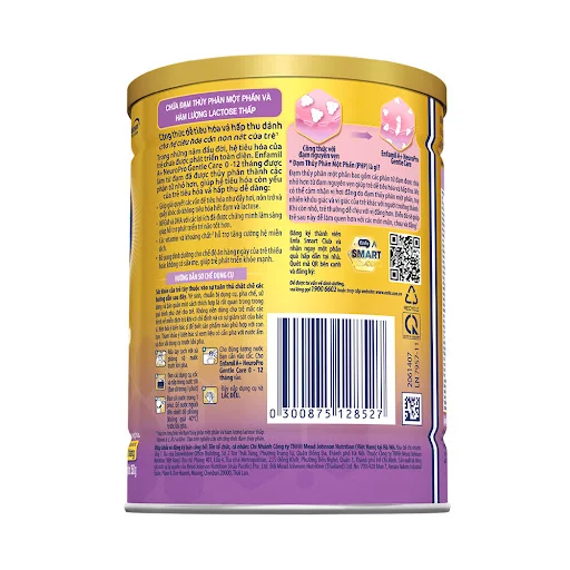 Sữa bột Enfamil A+ Gentle Care Infant Formula giúp dễ tiêu hóa và hấp thu cho trẻ 0 – 12 tháng- 350g