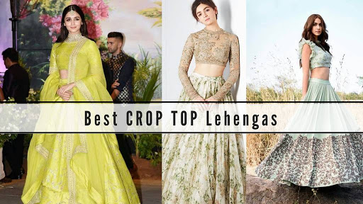 Pick The Best Crop Lehenga Of This Wedding Season | magicpin blog