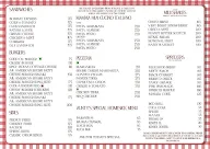 Cafe Frangipani menu 2