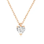 Rose Gold White Stone