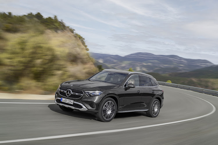 The Mercedes-Benz GLC has been enhanced for 2023 with numerous items, including new style headlamps.