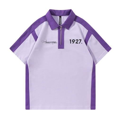 Title 2, European and American Sports Casual Polo Collar...