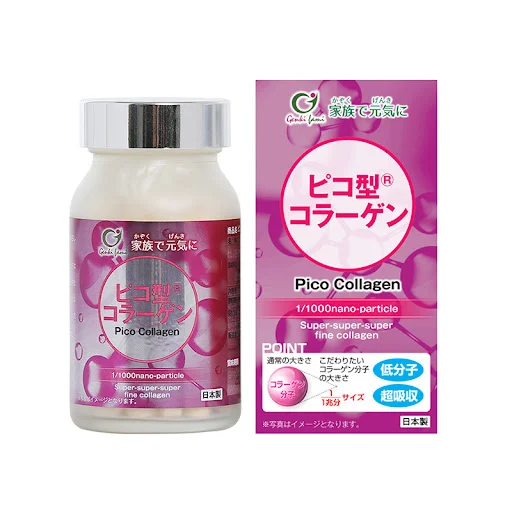 Viên uống Genkifami Pico Collagen 90 viên Ngăn ngừa lão hóa da