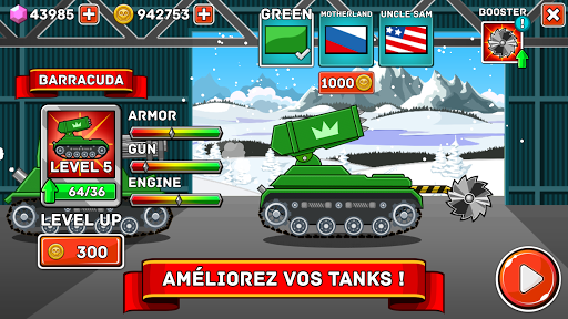 Code Triche Hills of Steel APK MOD 2