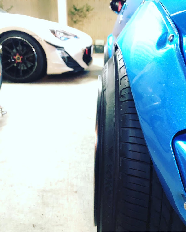 カローラレビンの深輪夢中毒症候群・深リム依存症・ホイール交換・オフ会・車高調整に関するカスタム事例の投稿画像2枚目