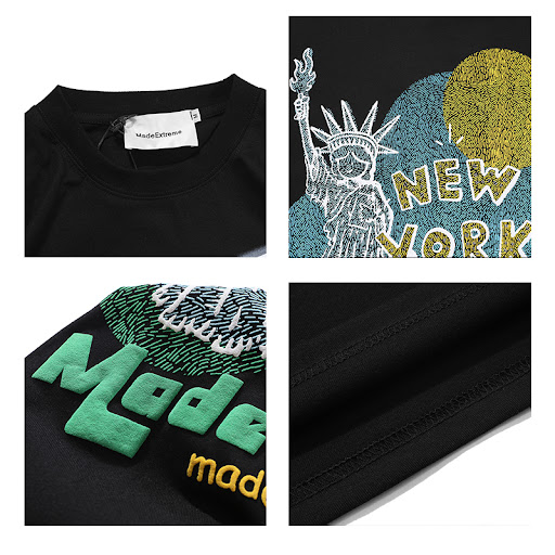 Title 3, American Retro Graffiti Foam Printing Short-Sle...