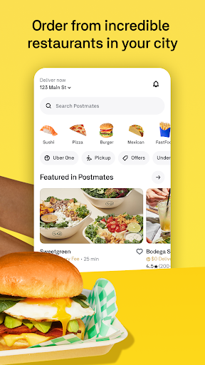 Screenshot Postmates - Food Delivery